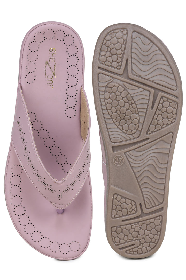 Shezone Peach Women Flats