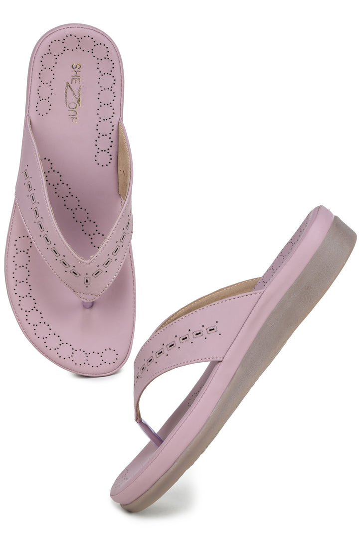 Shezone Peach Women Flats