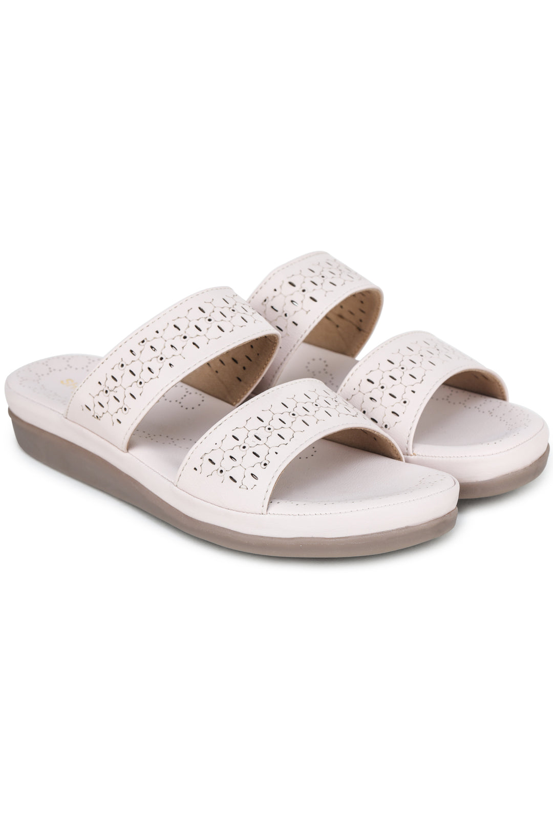 Shezone Cream Women Flats