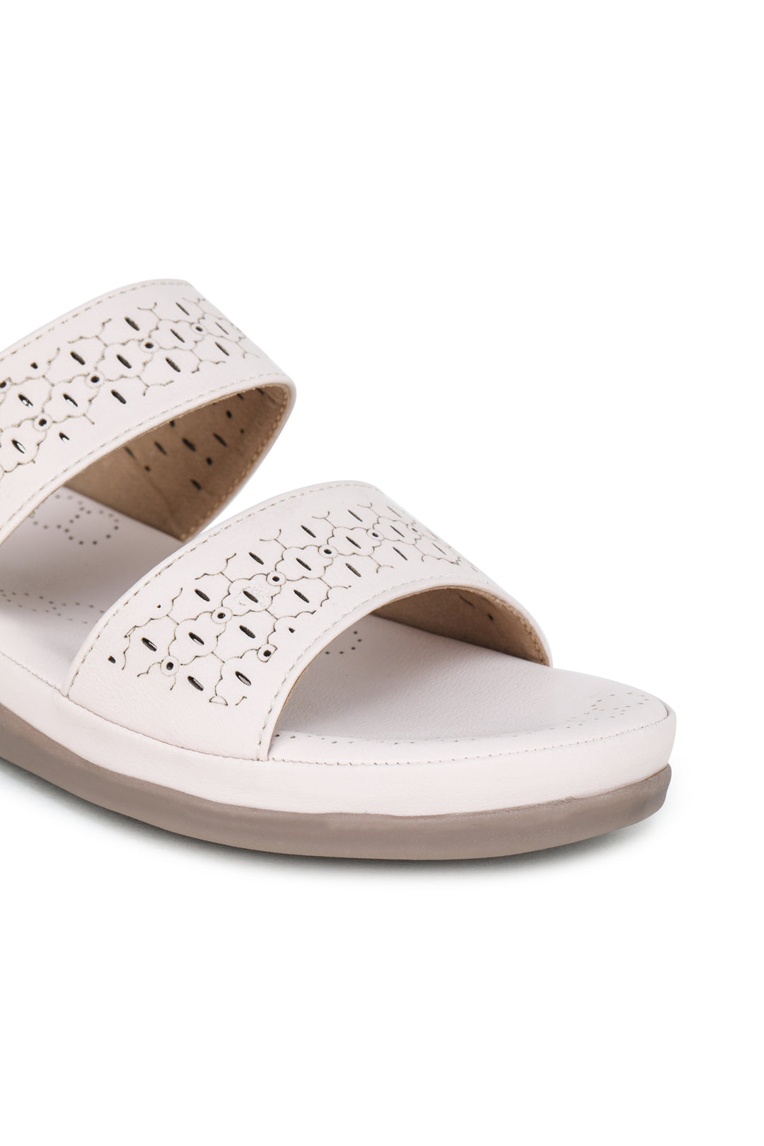 Shezone Cream Women Flats