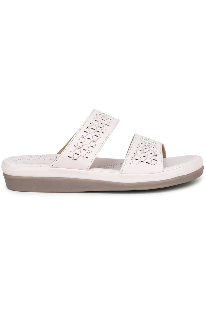 Shezone Cream Women Flats