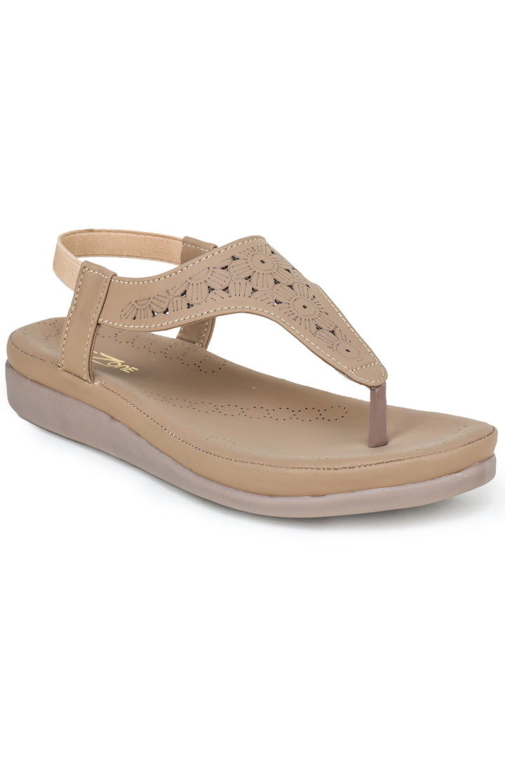 Shezone Beige Women Flats