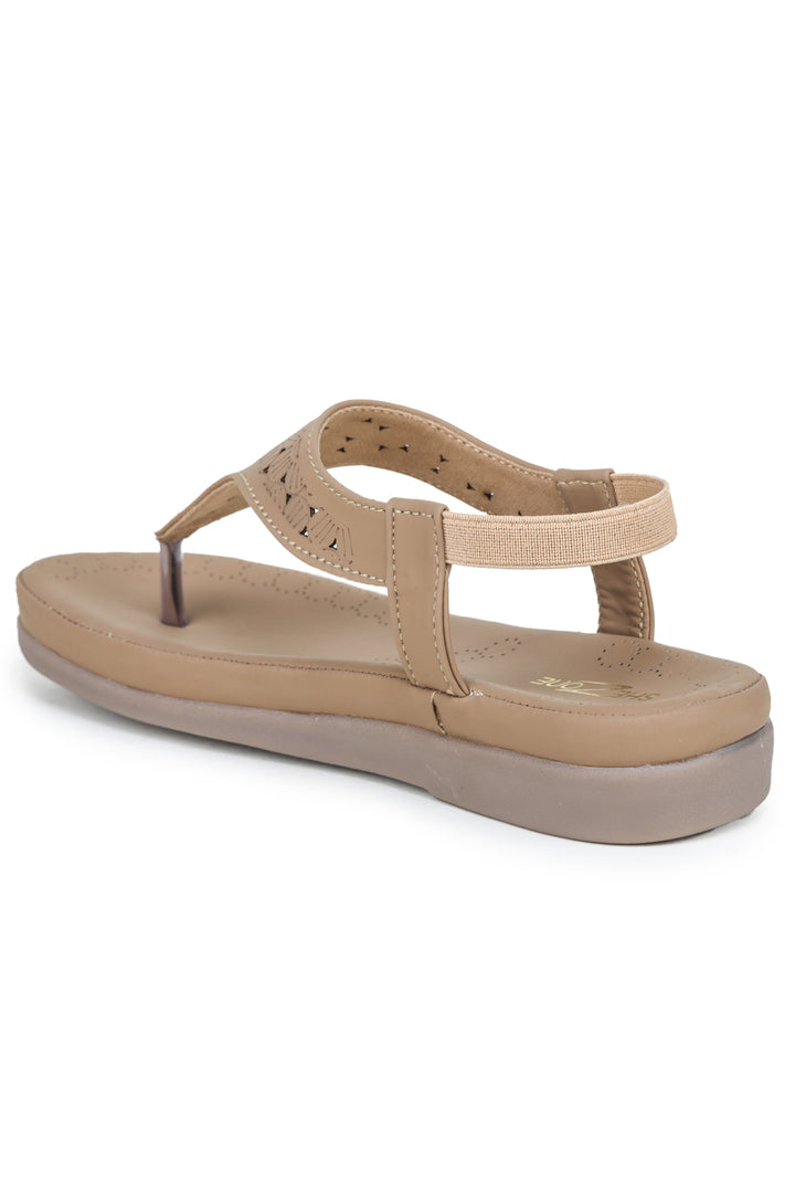 Shezone Beige Women Flats