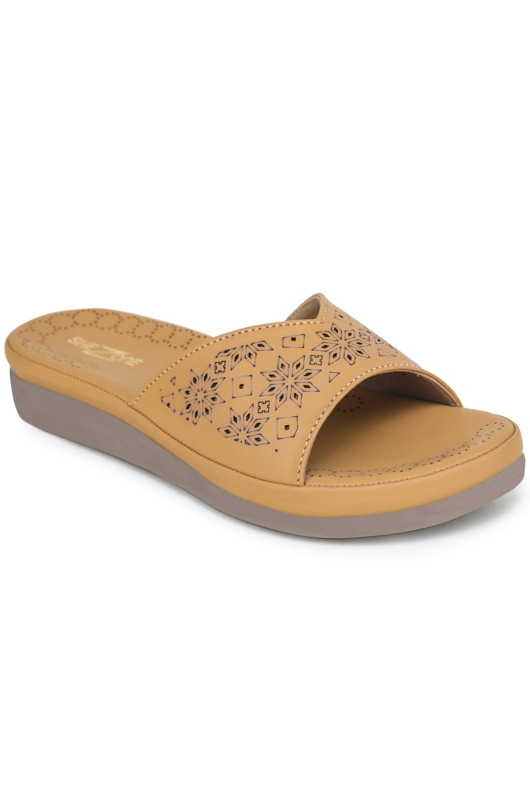 Shezone Beige Women Flats