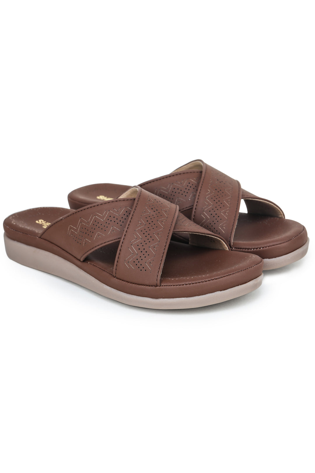 Shezone Brown Women Flats
