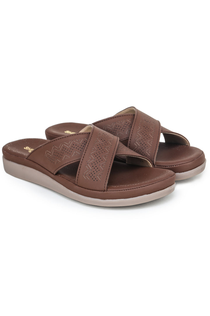 Shezone Brown Women Flats