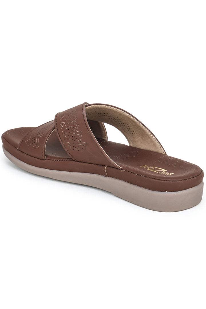 Shezone Brown Women Flats