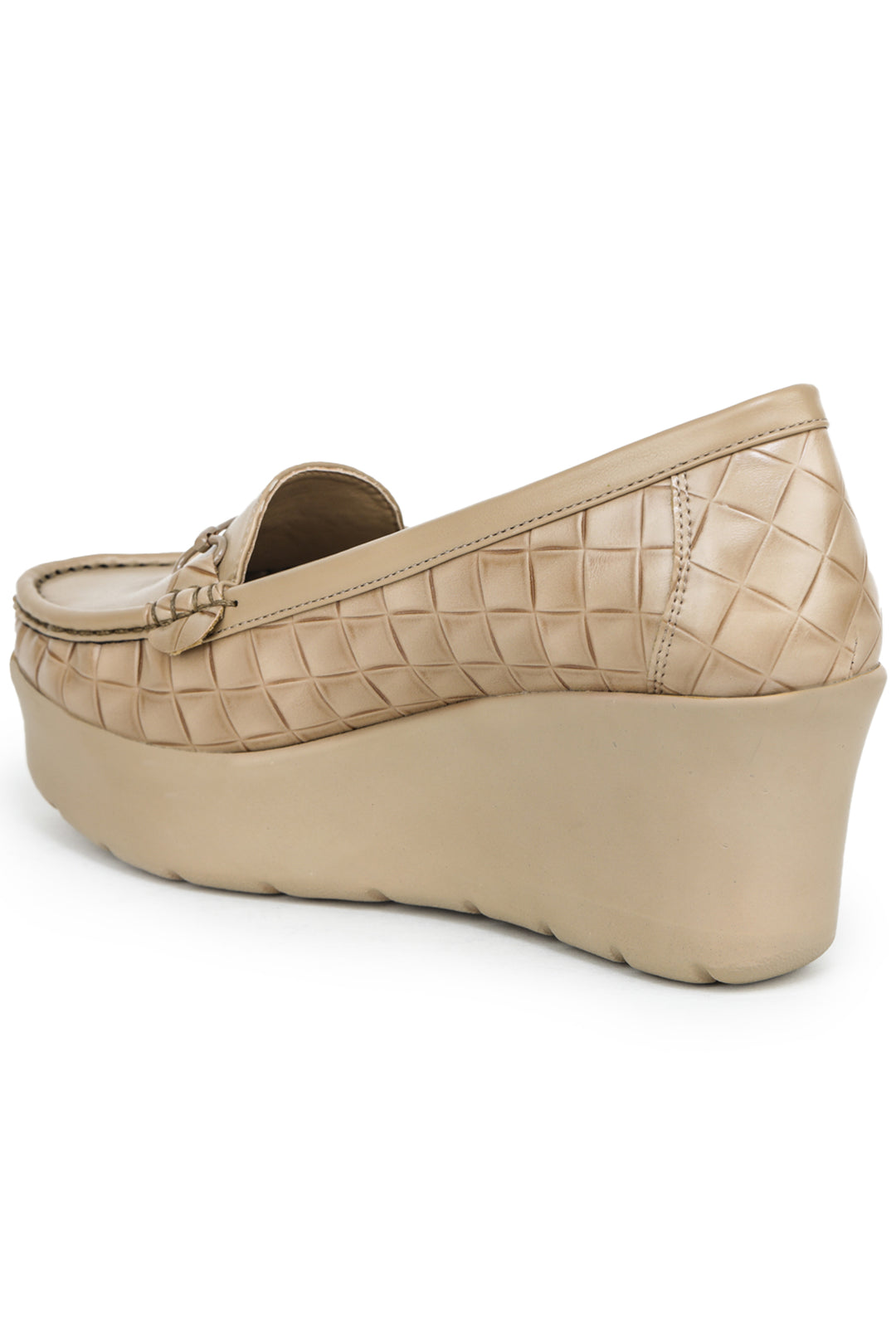 Shezone Beige Women Loafers