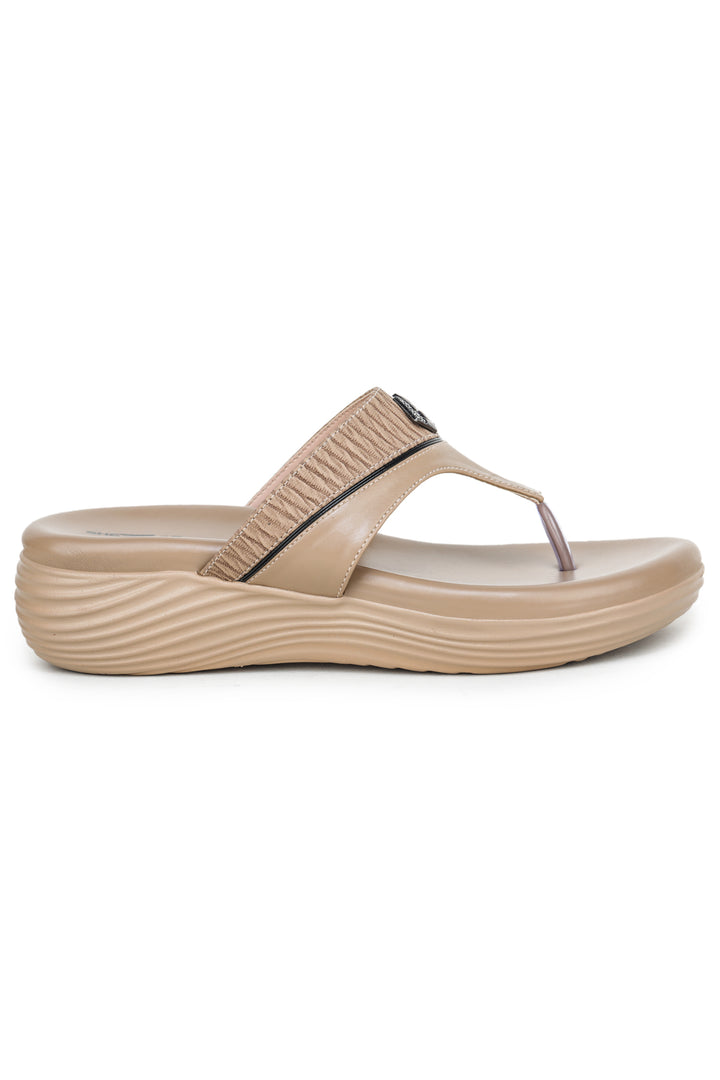 Shezone Beige Women Heels