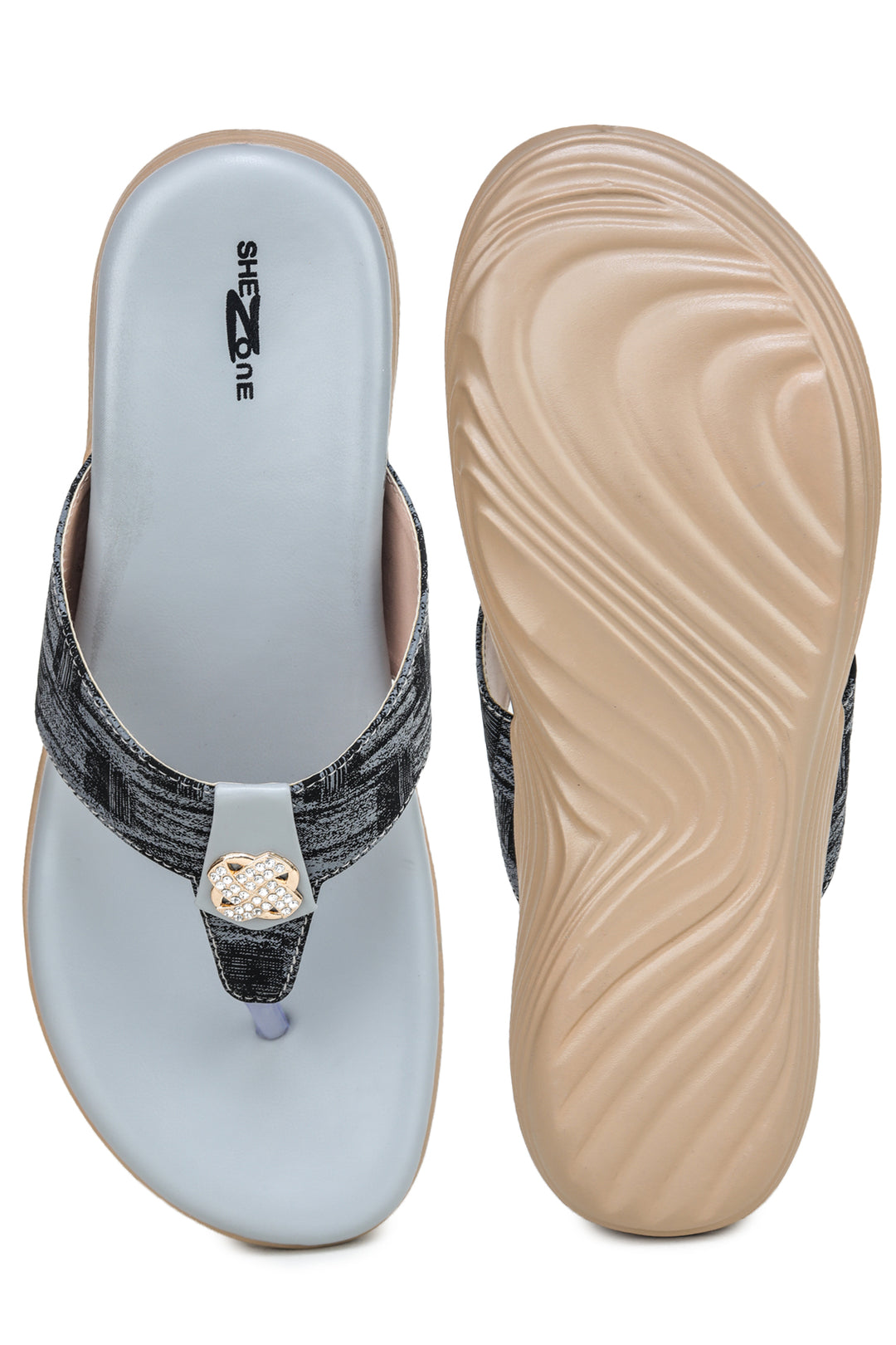 Shezone Grey Women Heels