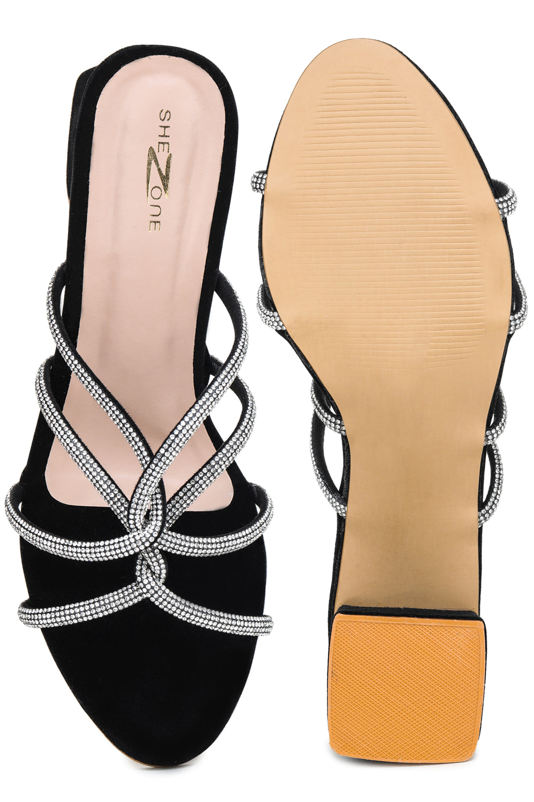 Shezone Black Women Heels