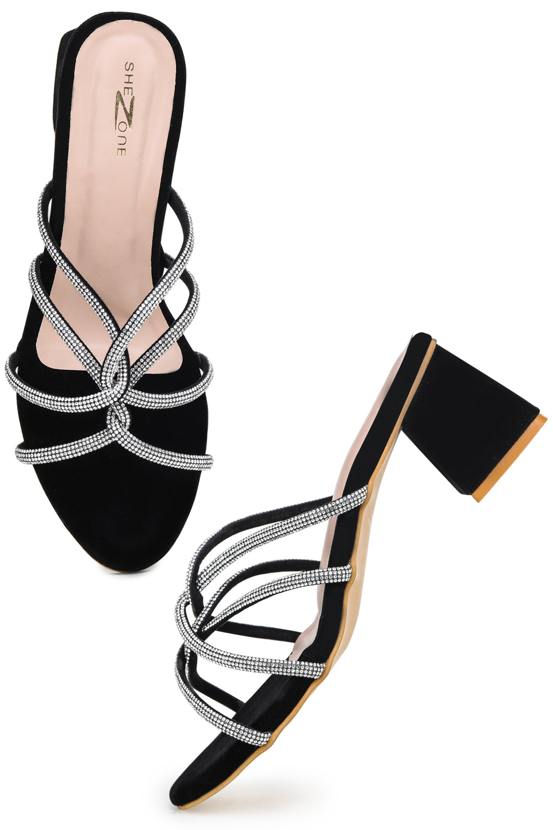 Shezone Black Women Heels