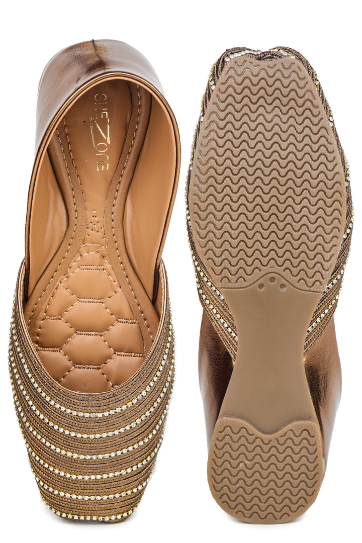 Shezone Copper Women Flats