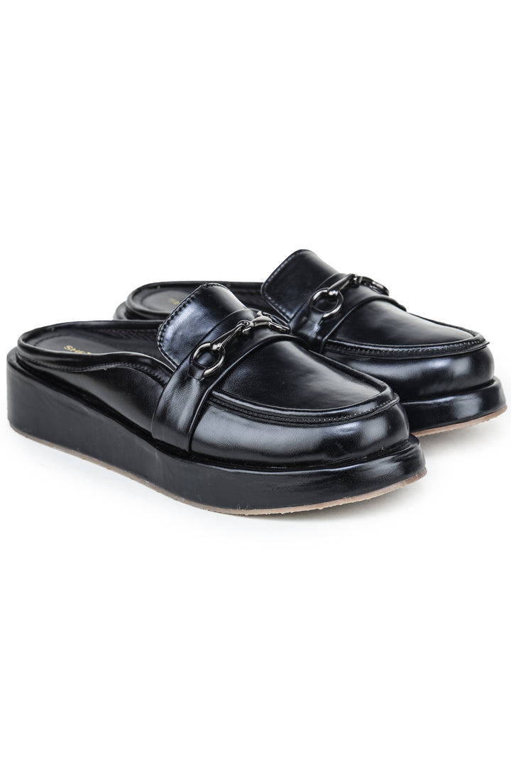 Shezone Black Women Loafers