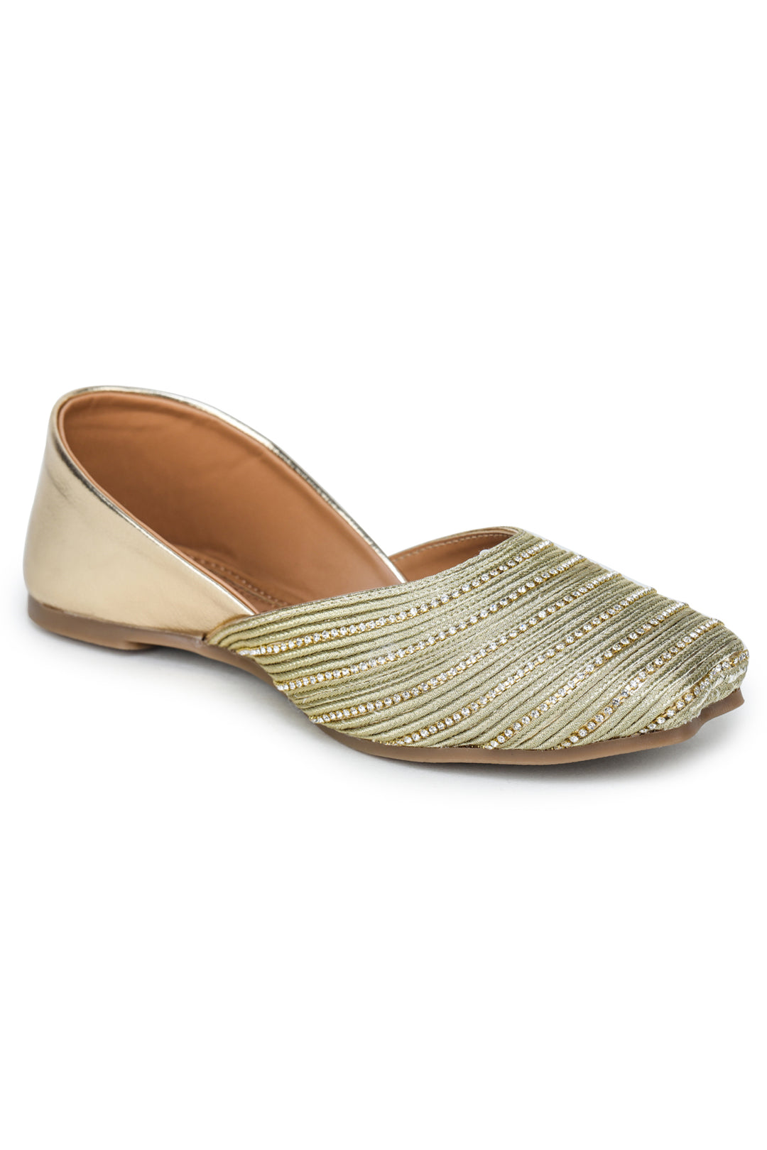 Shezone Golden Women Flats