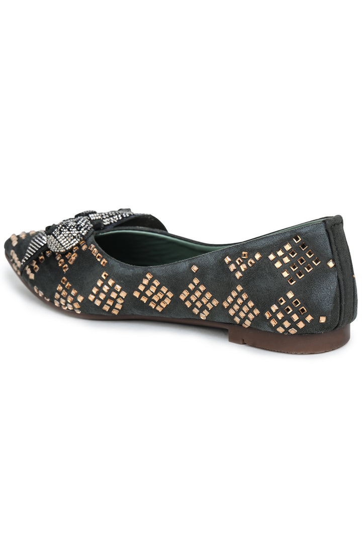Shezone Green Women Flats