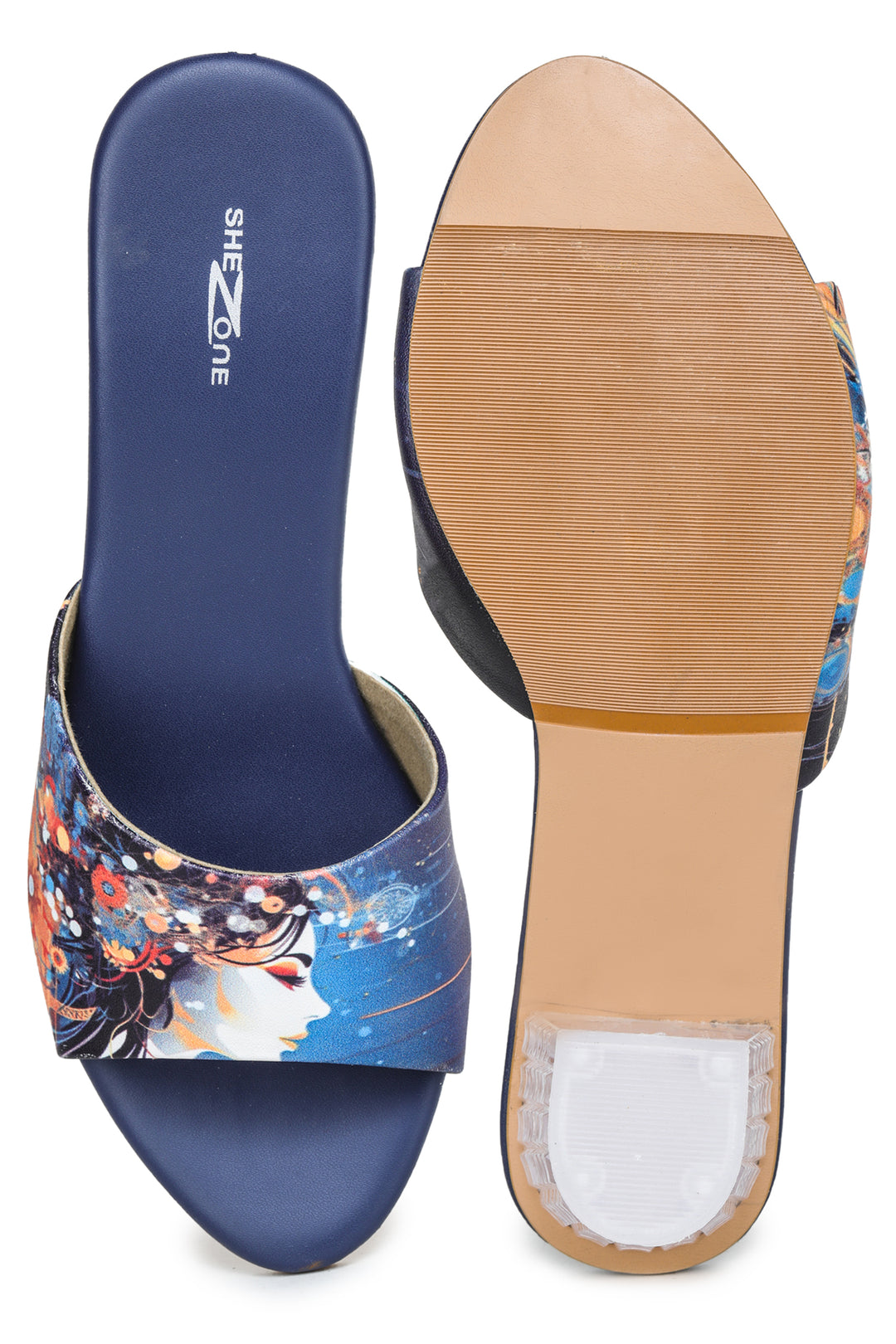 Shezone Blue Women Heels