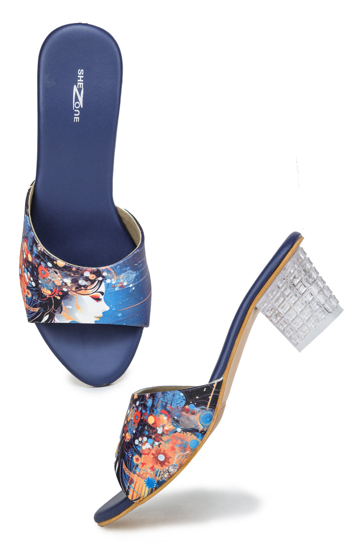 Shezone Blue Women Heels