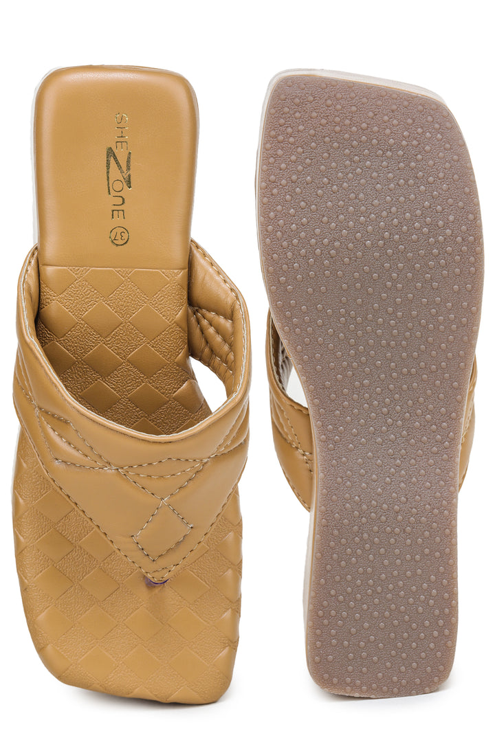Shezone Mustard Women Heels