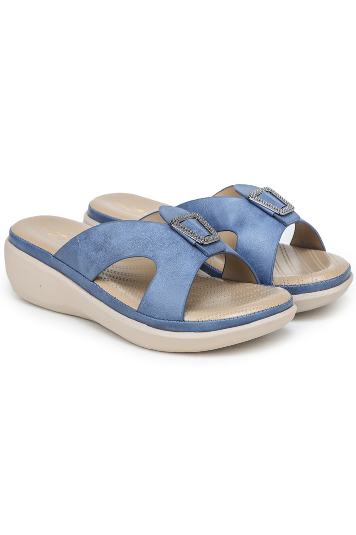 Shezone Blue Women Heels