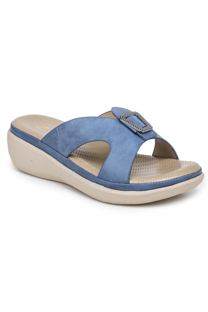 Shezone Blue Women Heels