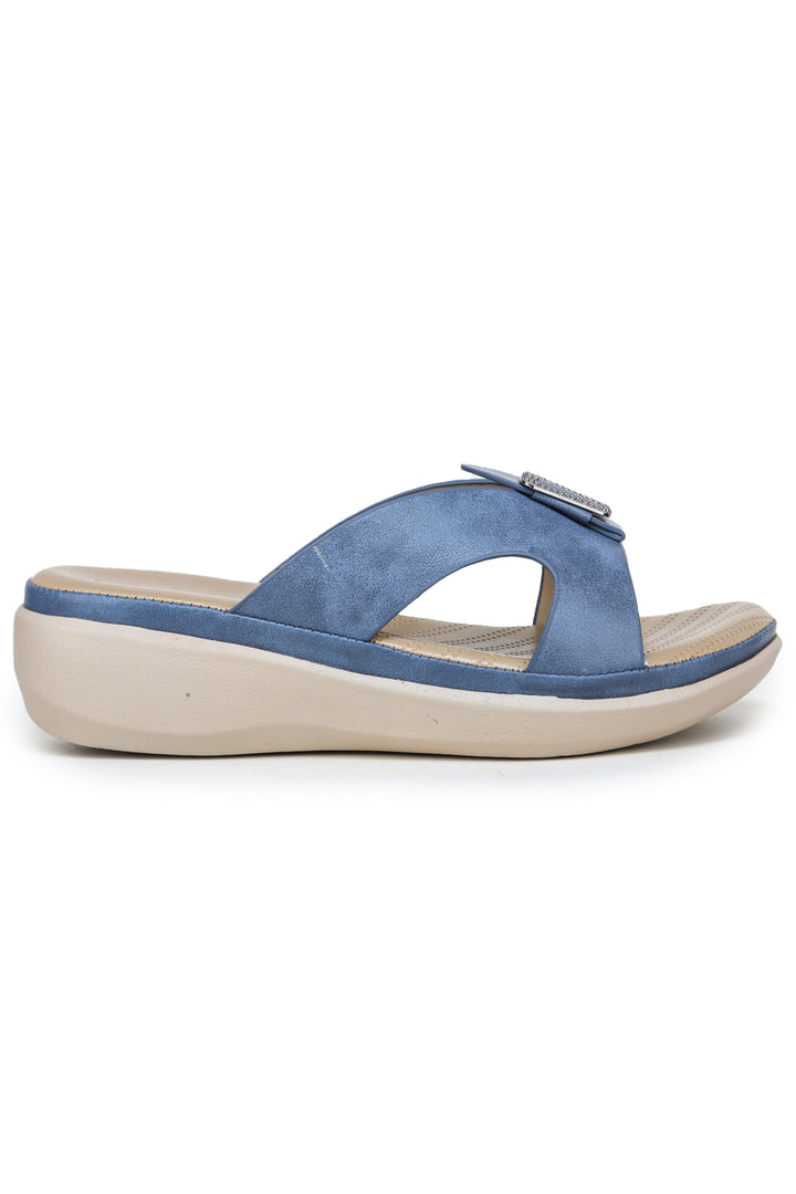 Shezone Blue Women Heels