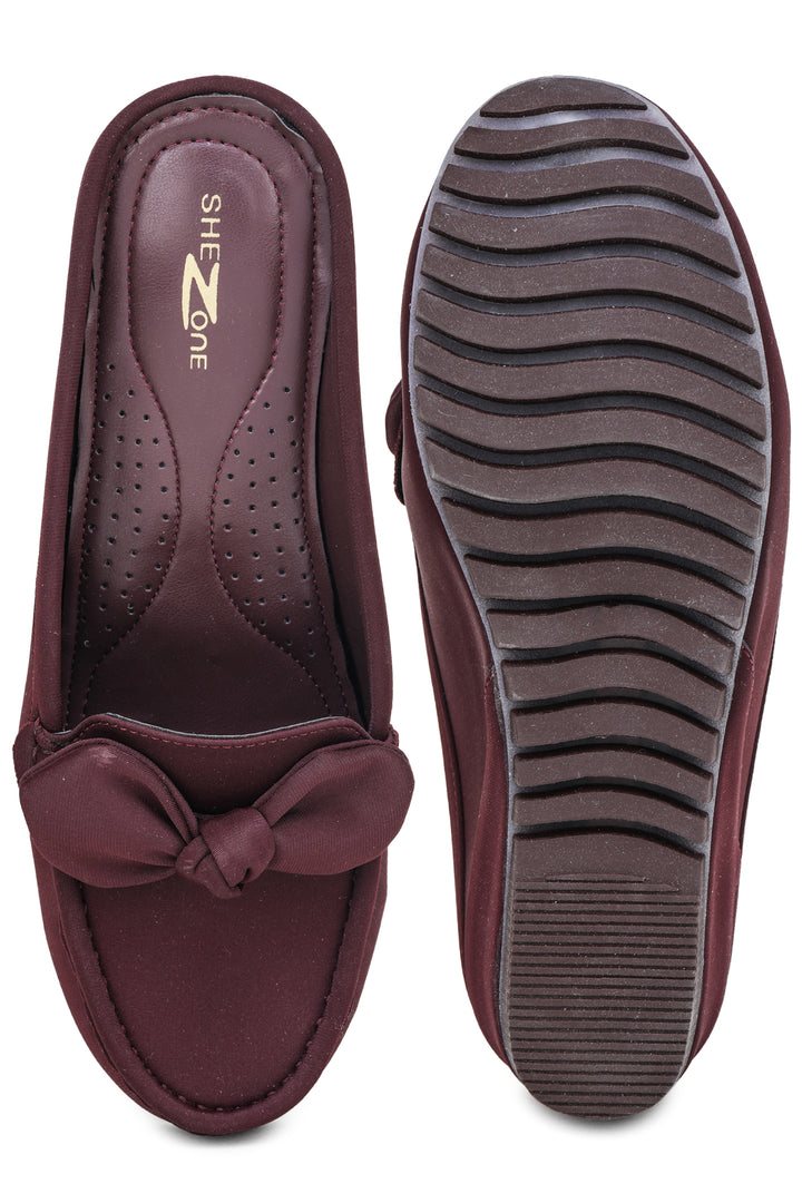 Shezone Wine Women Loafers