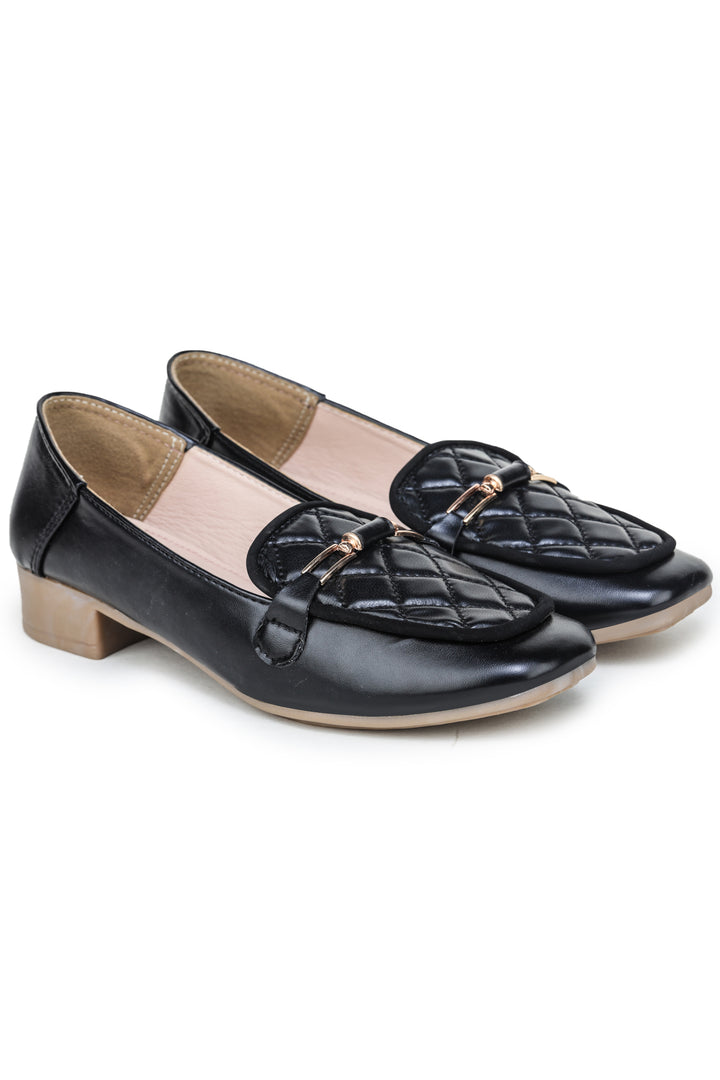 Shezone Black Women Loafers