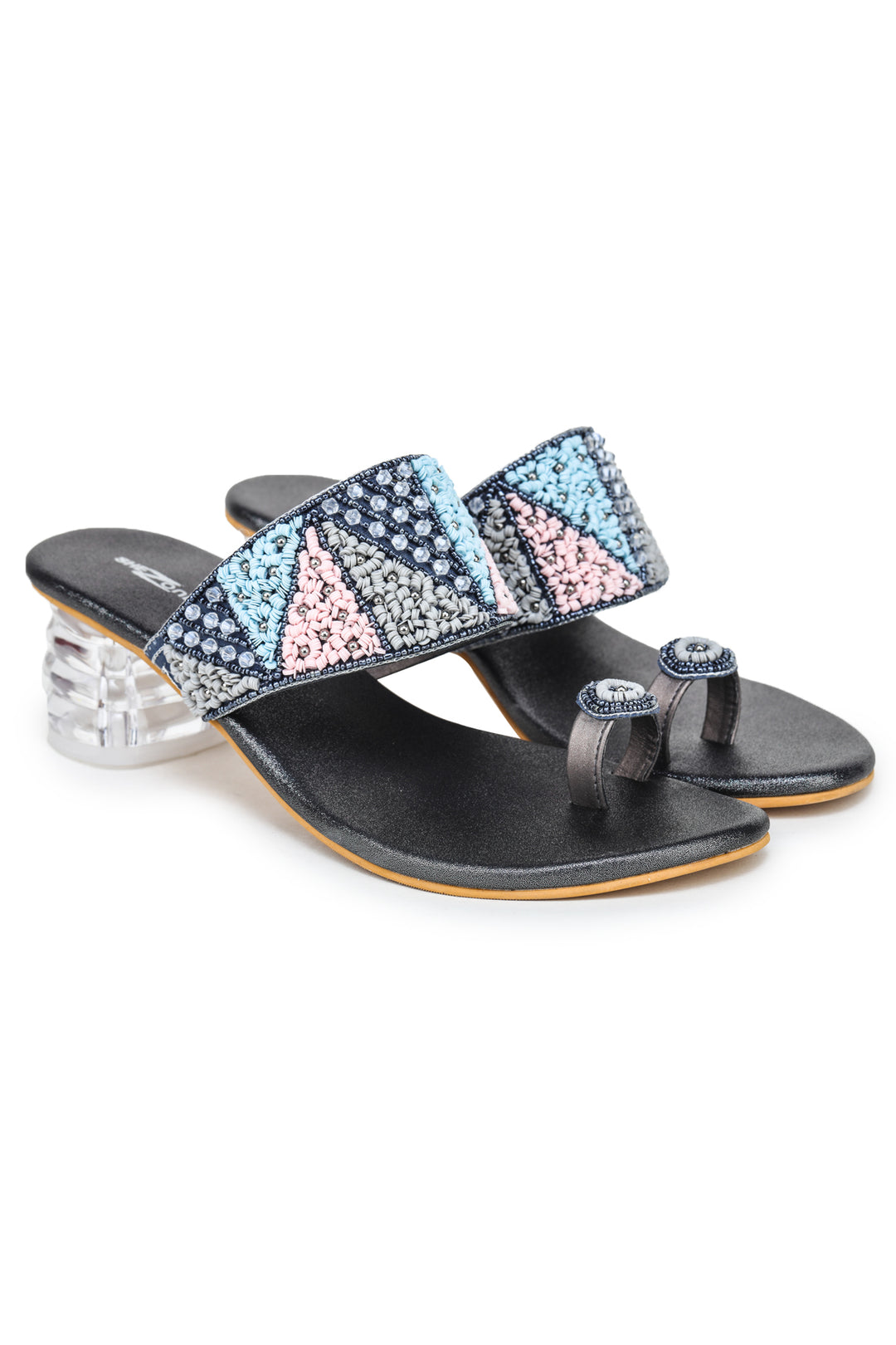 Shezone Grey Women Heels