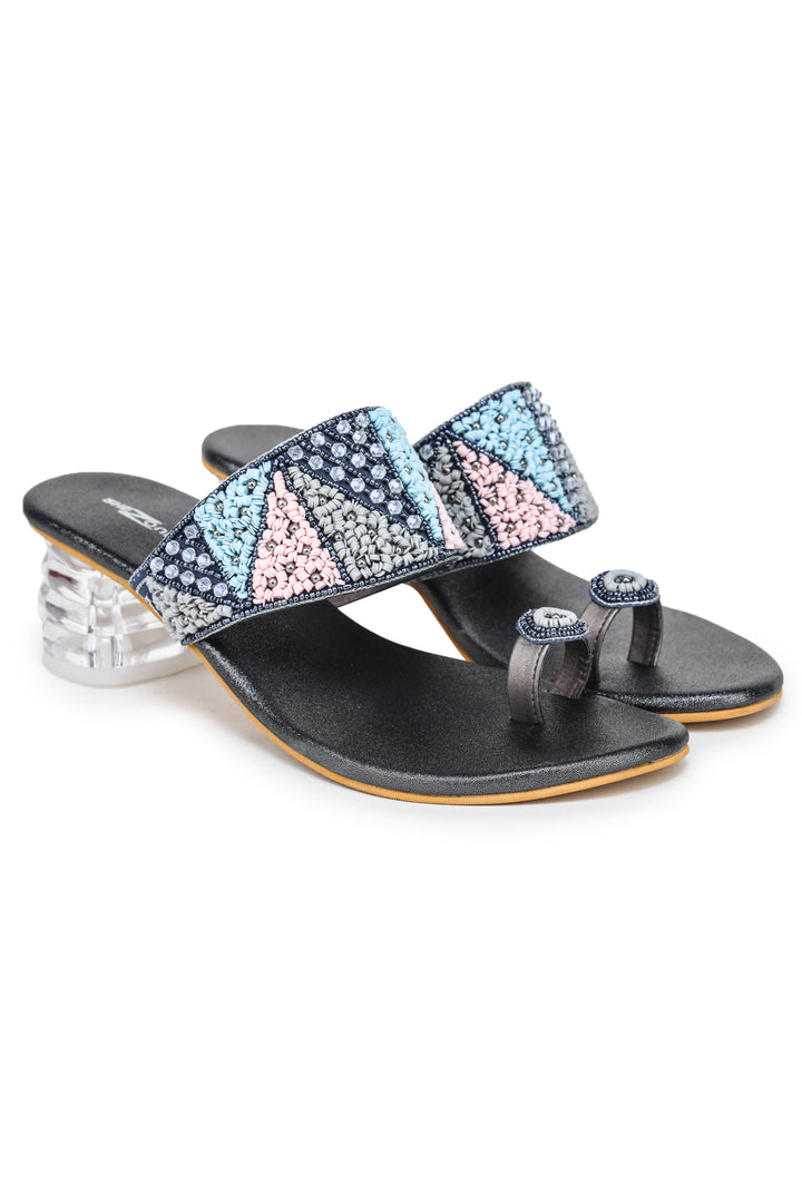 Shezone Grey Women Heels