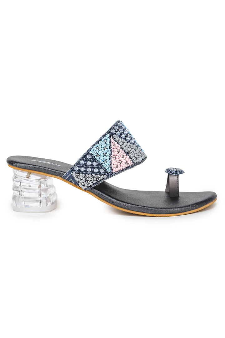 Shezone Grey Women Heels