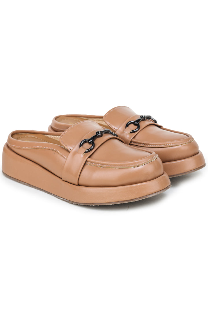 Shezone Beige Women Loafers