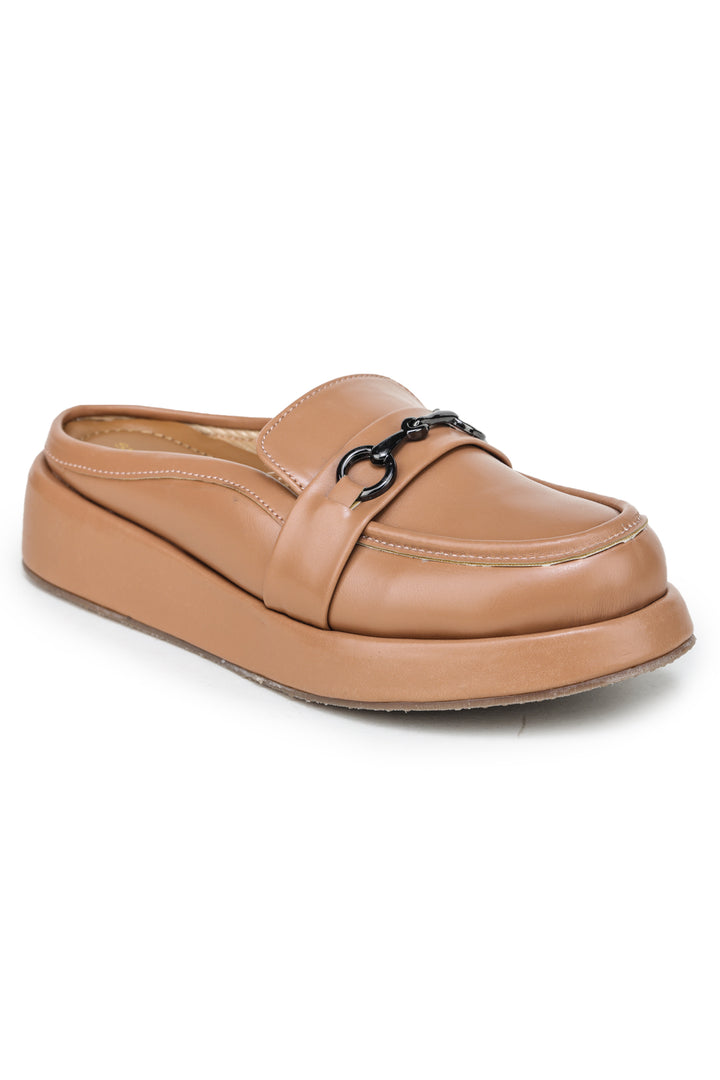 Shezone Beige Women Loafers