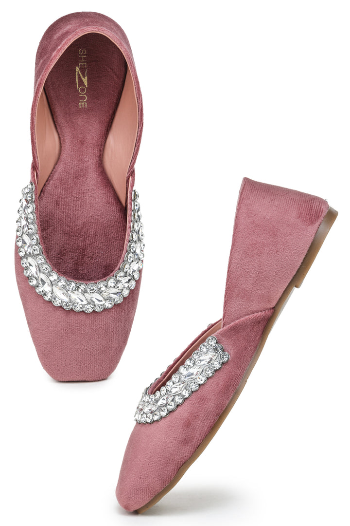 Shezone Peach Women Flats