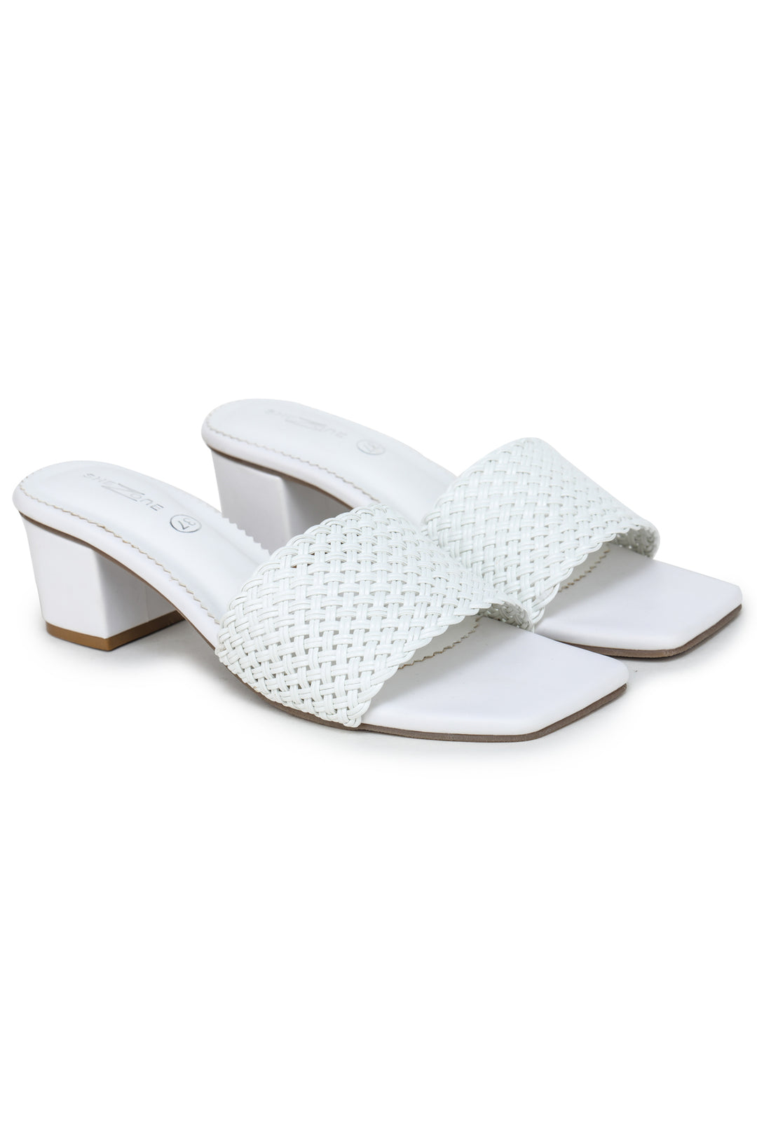 Shezone White Women Heels