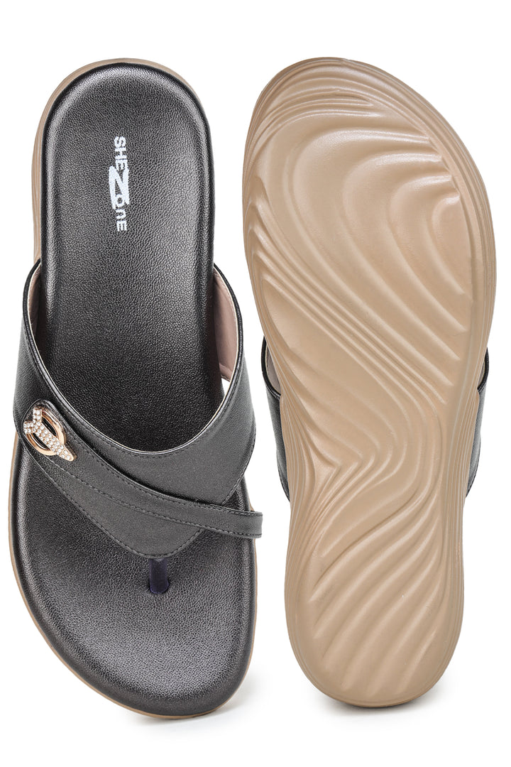 Shezone Grey Women Heels