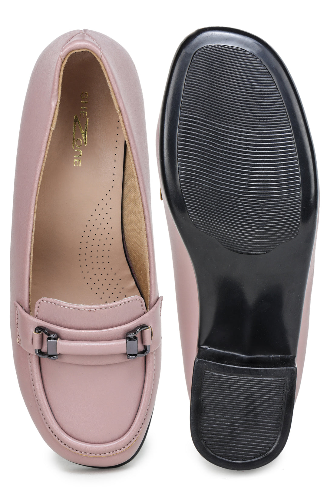 Shezone Peach Women Loafers