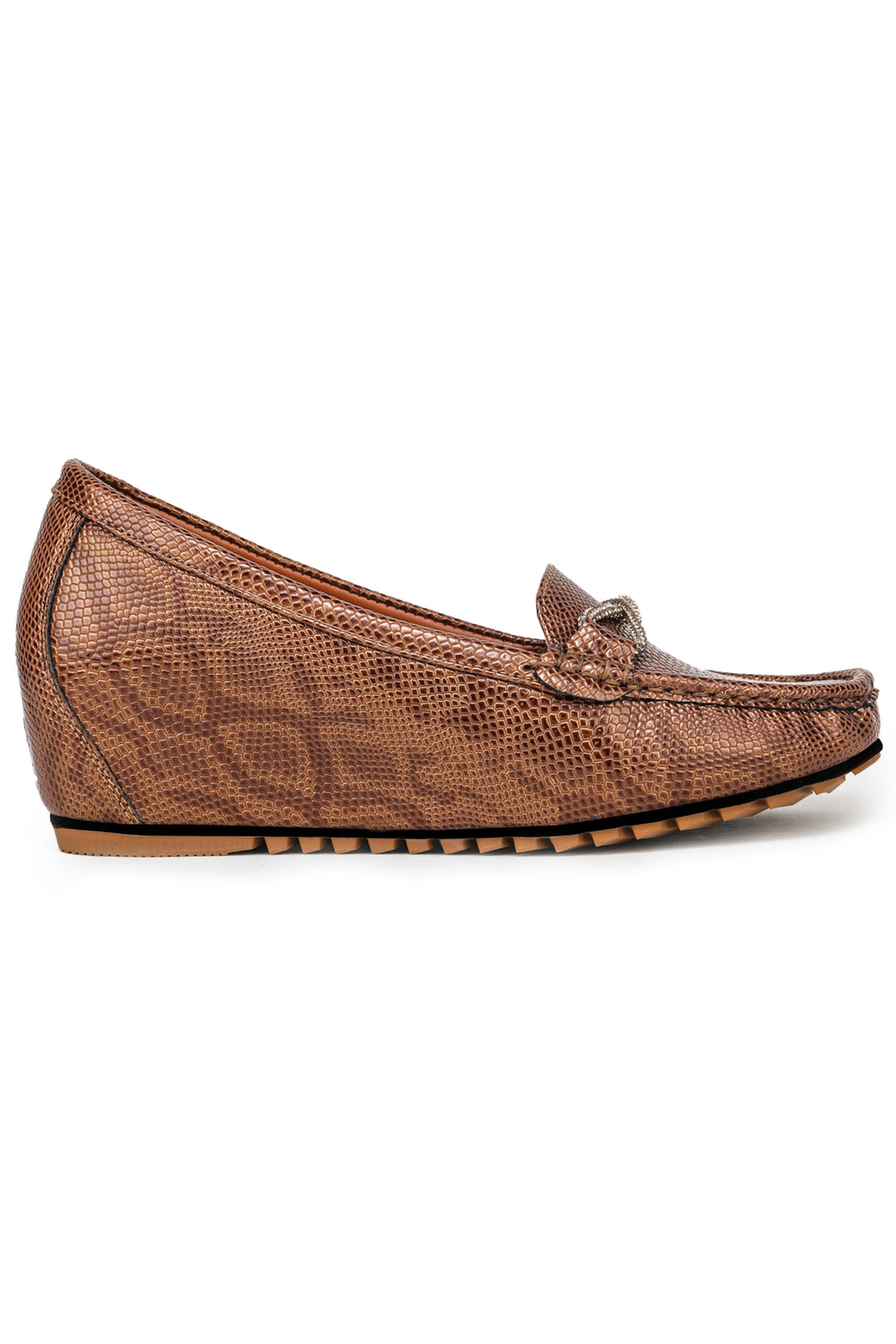 Shezone Tan Women Loafers