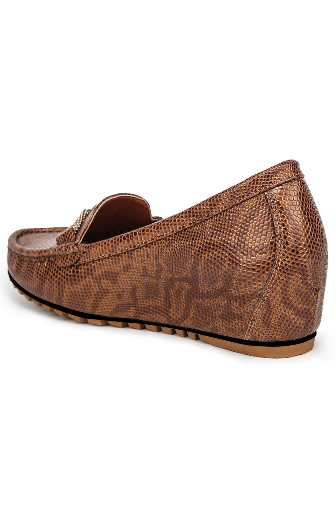 Shezone Tan Women Loafers