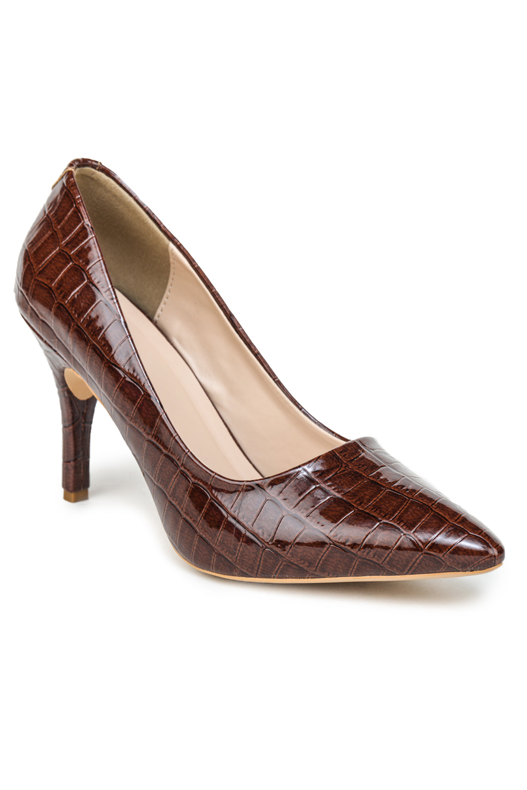 Shezone Brown Women Heels