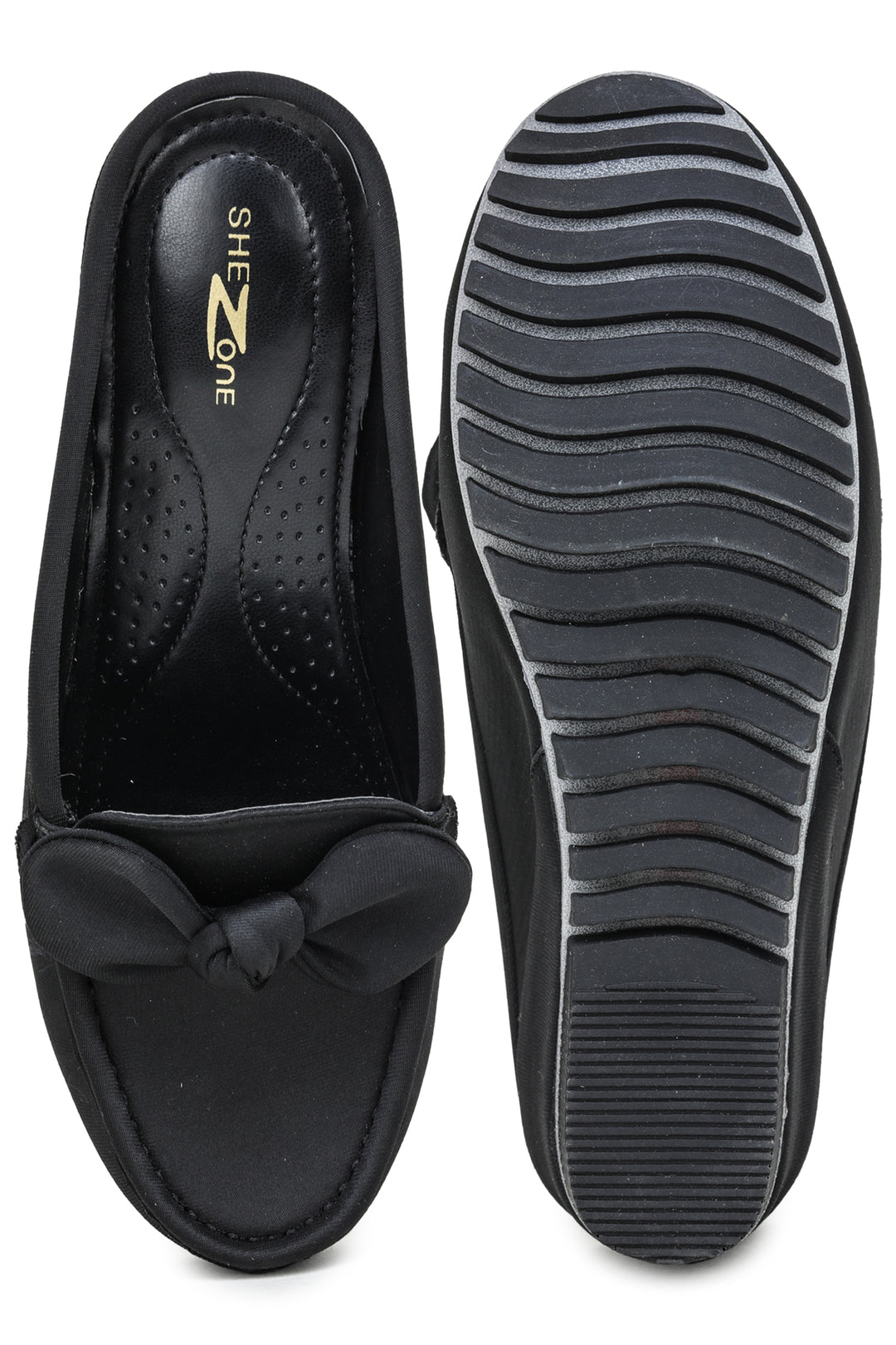 Shezone Black Women Loafers