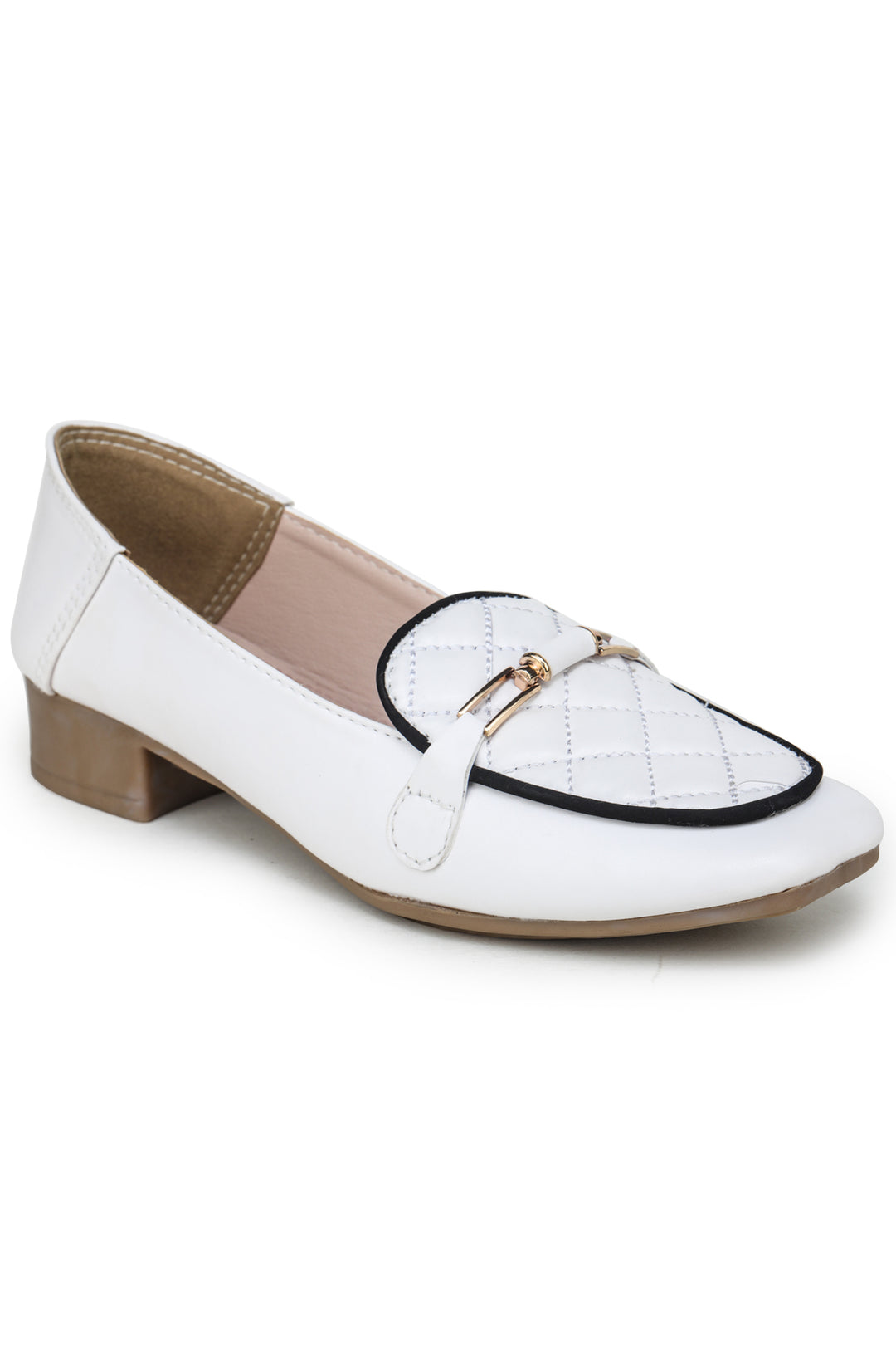 Shezone White Women Loafers