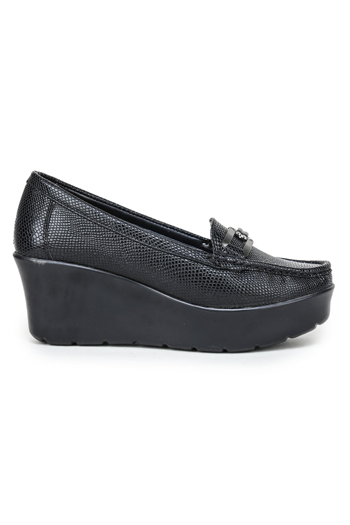 Shezone Black Women Loafers