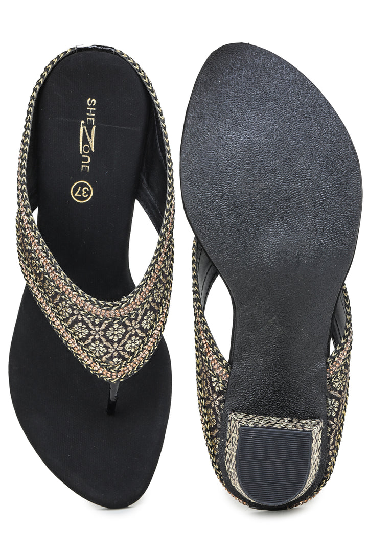 Shezone Black Women Heels