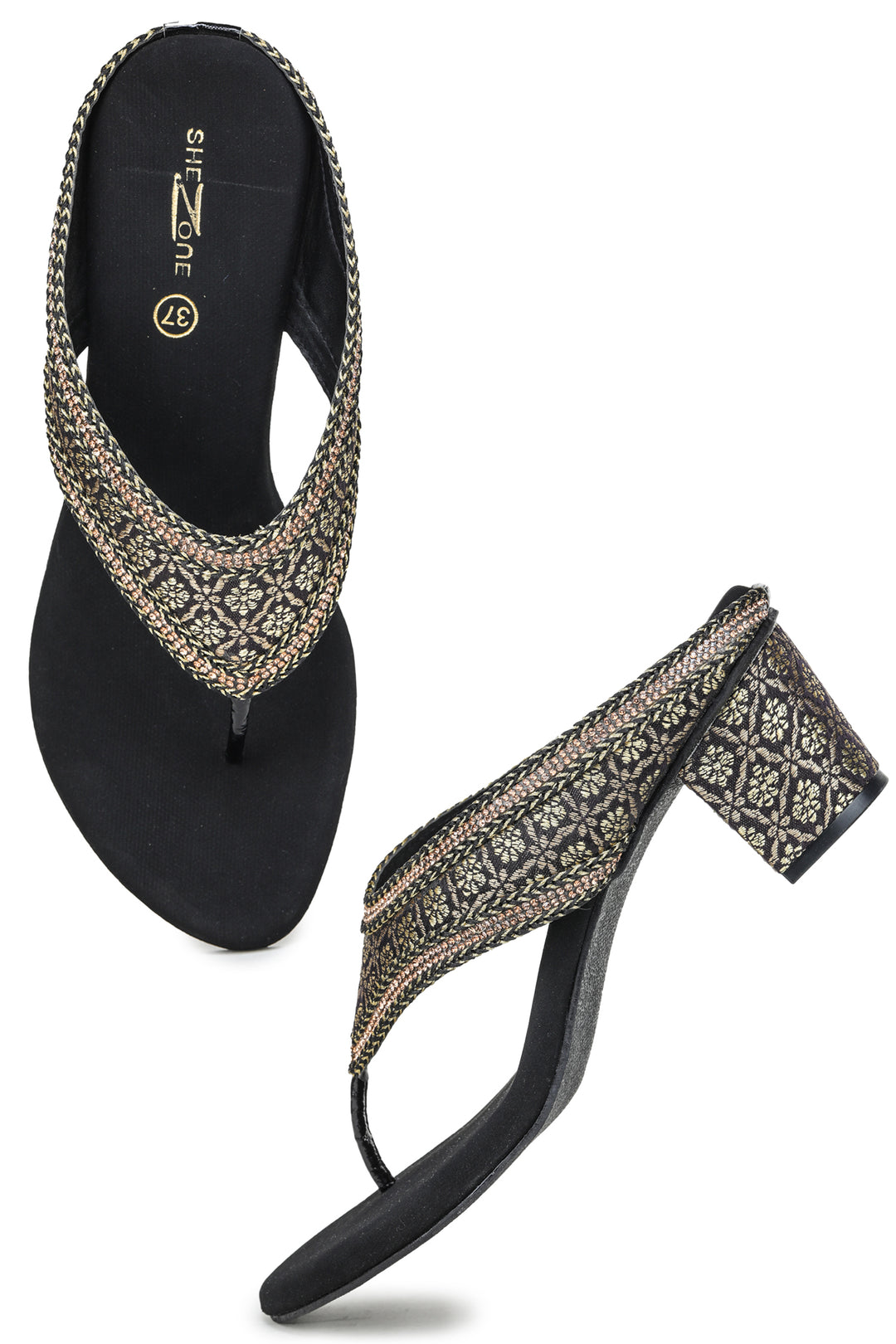 Shezone Black Women Heels