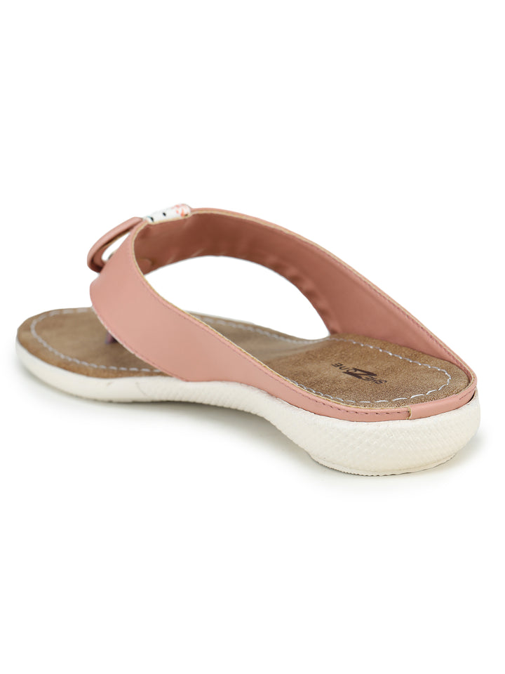 Shezone Peach Women Flats