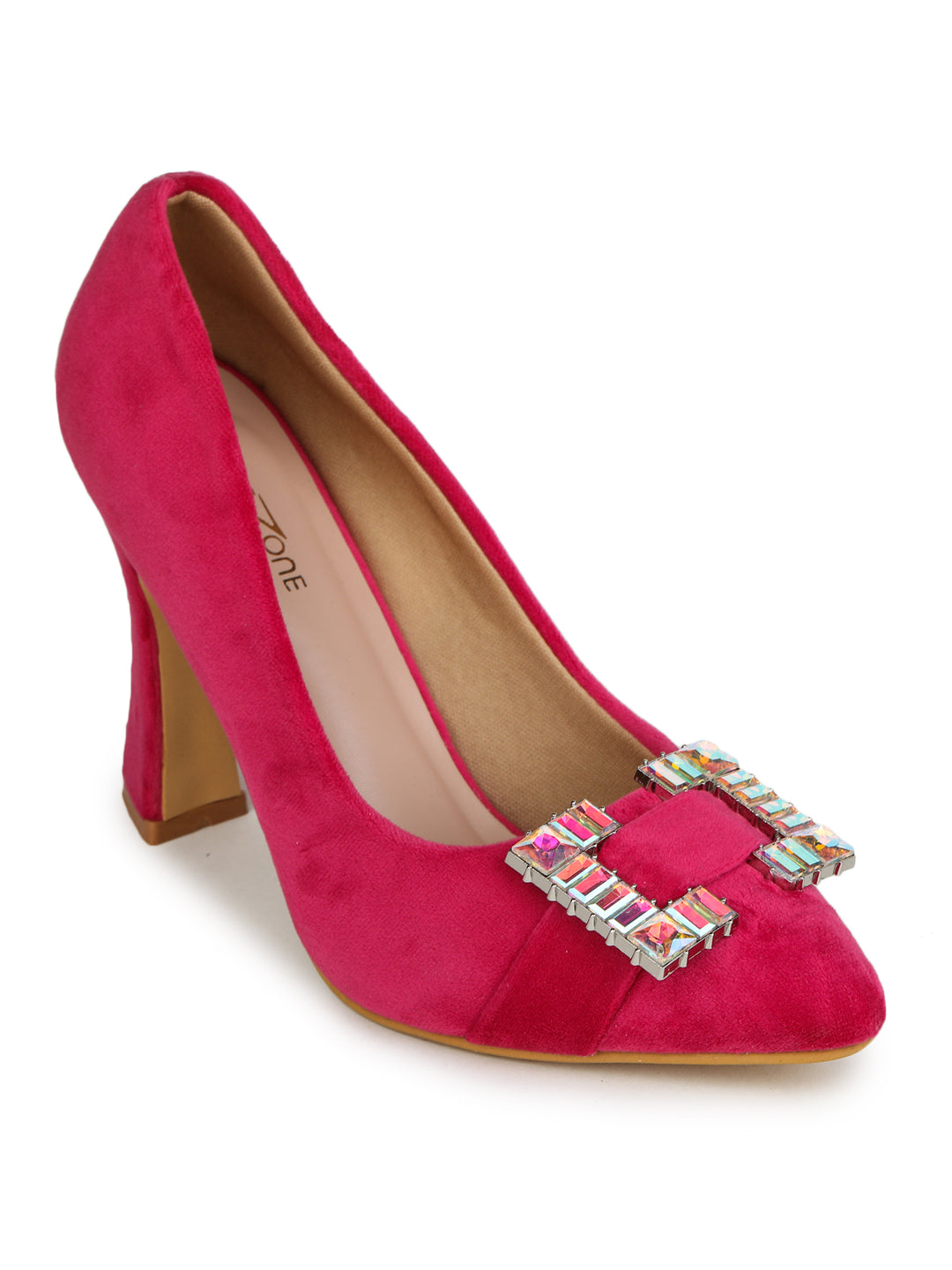 Shezone Pink Women Heels