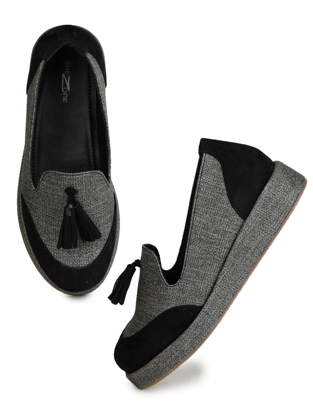 Shezone Women Black Casual Shoes