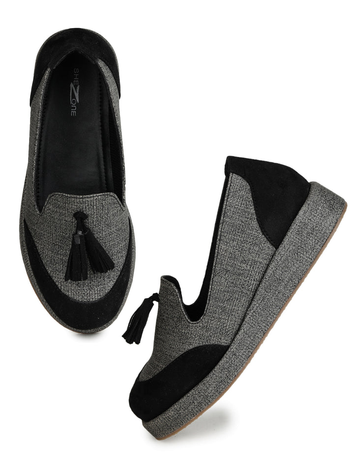 Shezone Women Black Casual Shoes