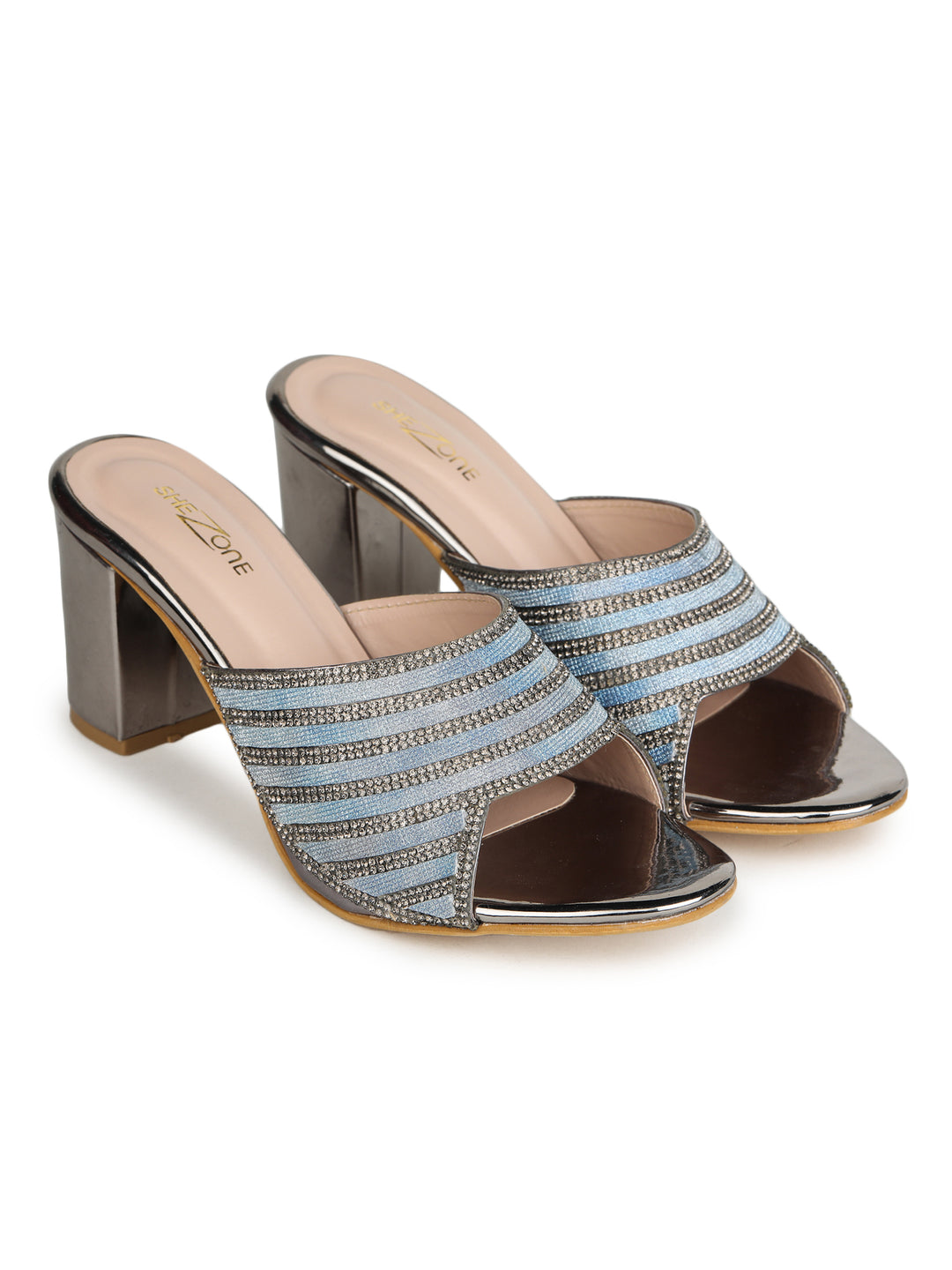 Shezone Grey Women Heels